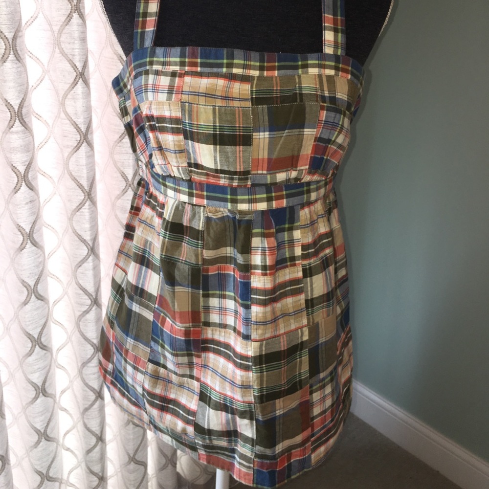 Jones New York Madras tank top